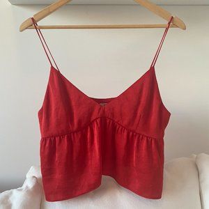 Little Moon (Aritzia) Lover Camisole Size Small in Red